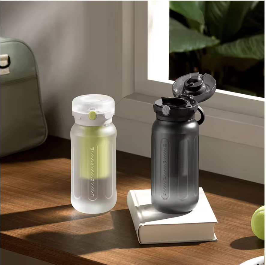 Xiaomi Mijia Sports Water Cup 1L Sport Water Bottle Portable Travel Safe Plastic Bottles For Training Sport Mixing Fitness Cup